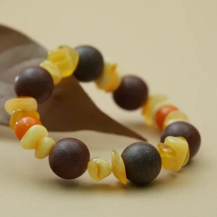 Herbylix Earth Element Amber Herbal Bracelet